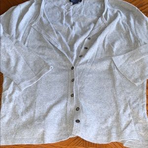 Tee shirt cardigan